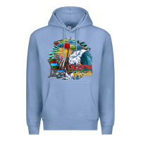 Colony Blue beach please Premium Hoodie - SublimationCraftShop
