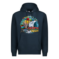 Navy beach please Premium Hoodie - SublimationCraftShop