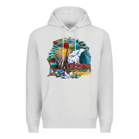 Dove Grey beach please Premium Hoodie - SublimationCraftShop