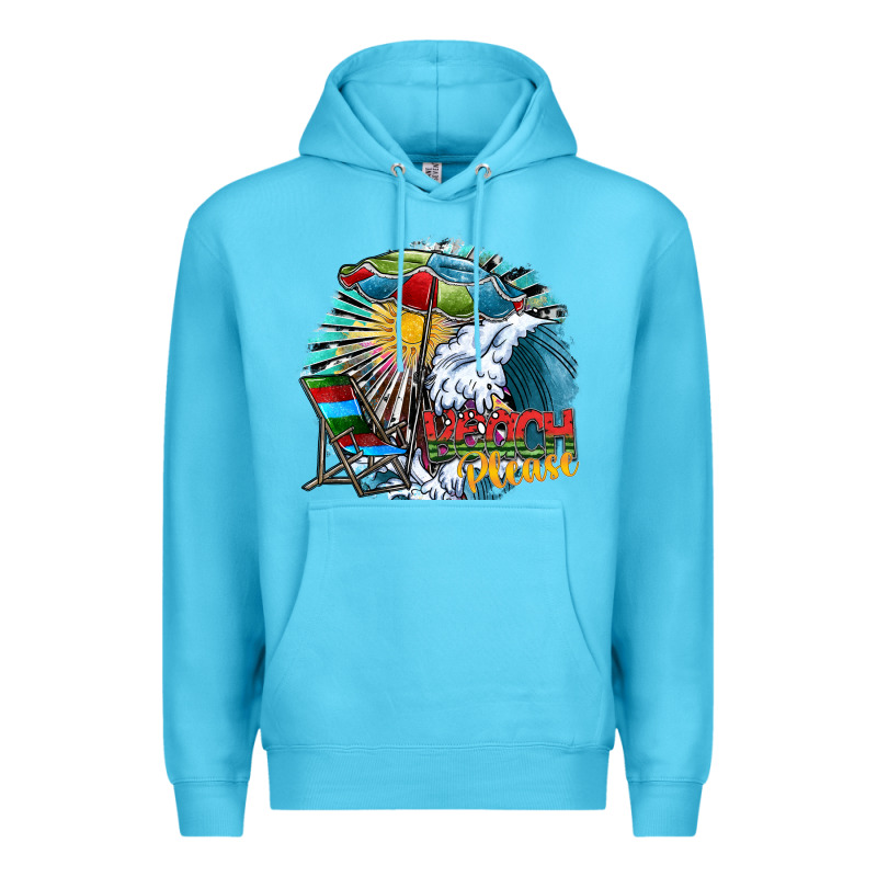 Beach Please Premium Hoodie by SublimationCraftShop | Teevron