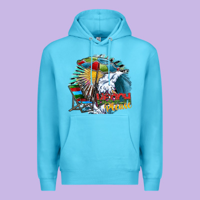 Beach Please Premium Hoodie Designed By Sublimationcraftshop
