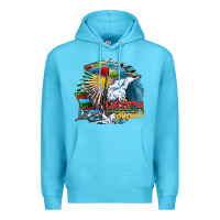 Ocean Blue beach please Premium Hoodie - SublimationCraftShop