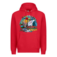 Red beach please Premium Hoodie - SublimationCraftShop