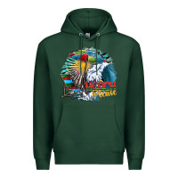 Sports Green beach please Premium Hoodie - SublimationCraftShop