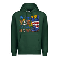 Sports Green the land of the yee the home of the haw Premium Hoodie - HRA Design Shop