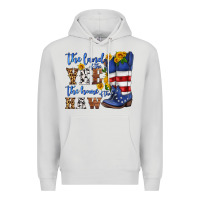 Dove Grey the land of the yee the home of the haw Premium Hoodie - HRA Design Shop