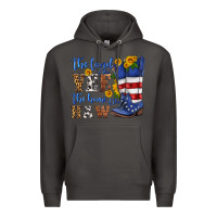 Smoke the land of the yee the home of the haw Premium Hoodie - HRA Design Shop