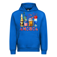 Cobalt 4th of July American drinks America Urban Hoodie - Neo Western