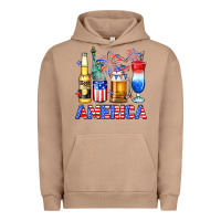 Pigment Burro 4th of July American drinks America Urban Hoodie - Neo Western
