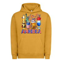 Pigment Peanut Butter 4th of July American drinks America Urban Hoodie - Neo Western
