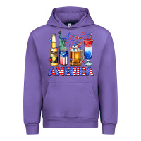 Tulip 4th of July American drinks America Urban Hoodie - Neo Western