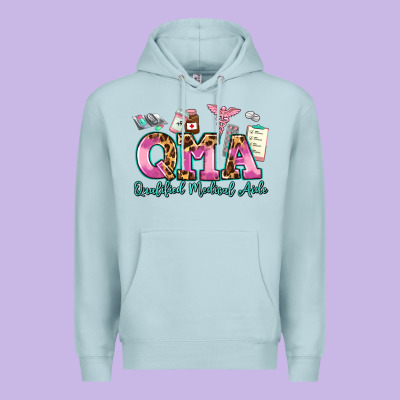 Qma Qualified Medical Aide Premium Hoodie Designed By Adodesignshop