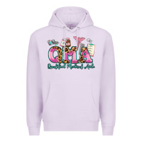 Lilac qma qualified medical aide Premium Hoodie - AdoDesignShop