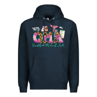 Navy qma qualified medical aide Premium Hoodie - AdoDesignShop