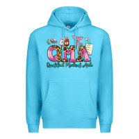 Ocean Blue qma qualified medical aide Premium Hoodie - AdoDesignShop