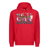 Red qma qualified medical aide Premium Hoodie - AdoDesignShop