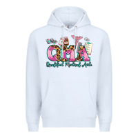 White qma qualified medical aide Premium Hoodie - AdoDesignShop
