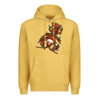 Antique Gold Christmas crawfish Premium Hoodie - FaDigitalArtStudio