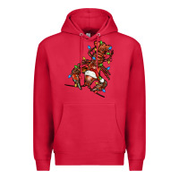 Cardinal Christmas crawfish Premium Hoodie - FaDigitalArtStudio