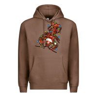 Chestnut Christmas crawfish Premium Hoodie - FaDigitalArtStudio