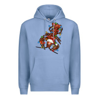 Colony Blue Christmas crawfish Premium Hoodie - FaDigitalArtStudio