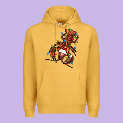 Christmas Crawfish Premium Hoodie Designed By Fadigitalartstudio