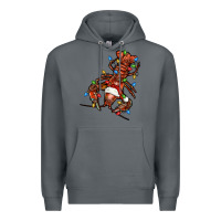 Rock Christmas crawfish Premium Hoodie - FaDigitalArtStudio