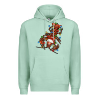 Seafoam Christmas crawfish Premium Hoodie - FaDigitalArtStudio