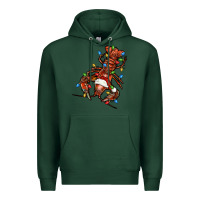 Sports Green Christmas crawfish Premium Hoodie - FaDigitalArtStudio