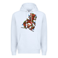 White Christmas crawfish Premium Hoodie - FaDigitalArtStudio