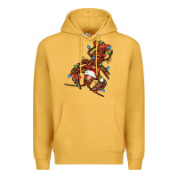 Mustard Christmas crawfish Premium Hoodie - FaDigitalArtStudio