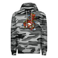 Slate Camo Christmas crawfish Premium Hoodie - FaDigitalArtStudio