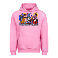Fuchsia Pink USA 4th of July gnomes  4th of july Urban Hoodie - CowGirlArtShop