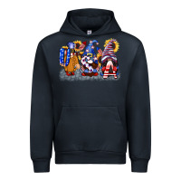 Navy USA 4th of July gnomes  4th of july Urban Hoodie - CowGirlArtShop