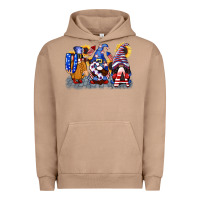 Pigment Burro USA 4th of July gnomes  4th of july Urban Hoodie - CowGirlArtShop