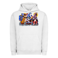 Pigment Lunar Rock USA 4th of July gnomes  4th of july Urban Hoodie - CowGirlArtShop