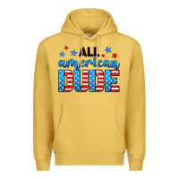 Antique Gold All American dude Premium Hoodie - Neo Western