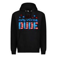 Black All American dude Premium Hoodie - Neo Western