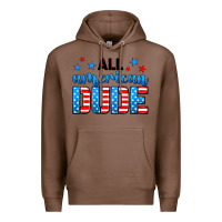 Chestnut All American dude Premium Hoodie - Neo Western