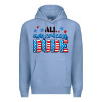 Colony Blue All American dude Premium Hoodie - Neo Western