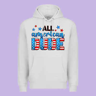 All American Dude Premium Hoodie Designed By Neo Western