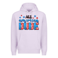 Lilac All American dude Premium Hoodie - Neo Western