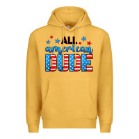 Mustard All American dude Premium Hoodie - Neo Western