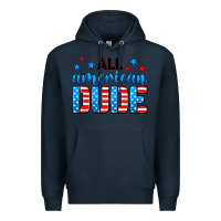 Navy All American dude Premium Hoodie - Neo Western