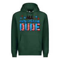 Sports Green All American dude Premium Hoodie - Neo Western