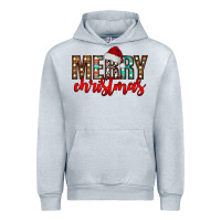 Heather Grey merry christmas Urban Hoodie - CowhideDigitalArt
