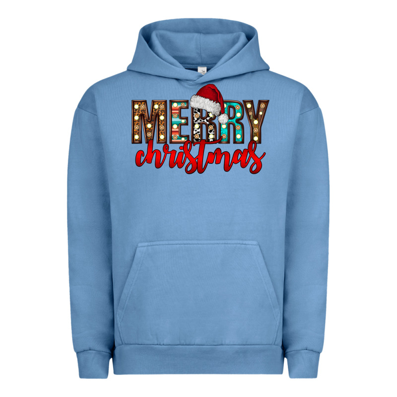 Merry Christmas Urban Hoodie by CowhideDigitalArt | Teevron