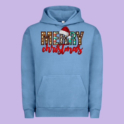 Merry Christmas Urban Hoodie Designed By Cowhidedigitalart