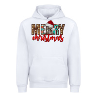 White merry christmas Urban Hoodie - CowhideDigitalArt