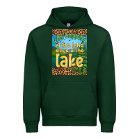 Forest Green what happens at the lake stays at the lake air freshener Urban Hoodie - HRA Design Shop